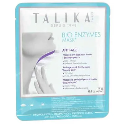 Enzymes mascarilla antiedad cuello BIO 12 g, Talika