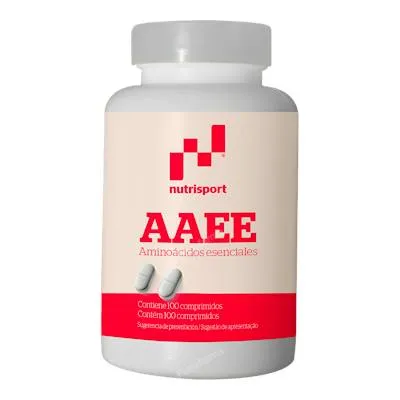 Aminoacidos esenciales AAEE1gr 100 comprimidos, Nutrisport