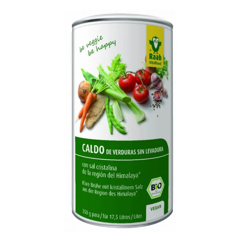 Caldo verdura sin levadura BIO 350 g, Raab