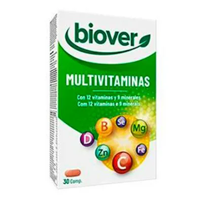 Multivitaminas 30 comprimidos, Biover