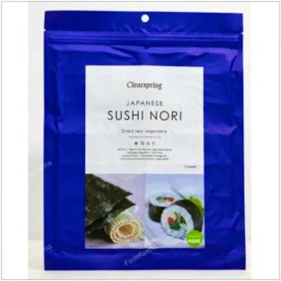 Alga nori especial sushi 17 g, Clearspring