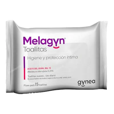 Melagyn toallitas flow pack 15unid, Gynea Melagyn