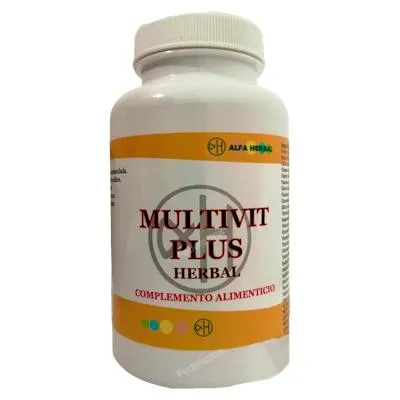 Multivit plus herbal 120 cápsulas, Alfa Herbal