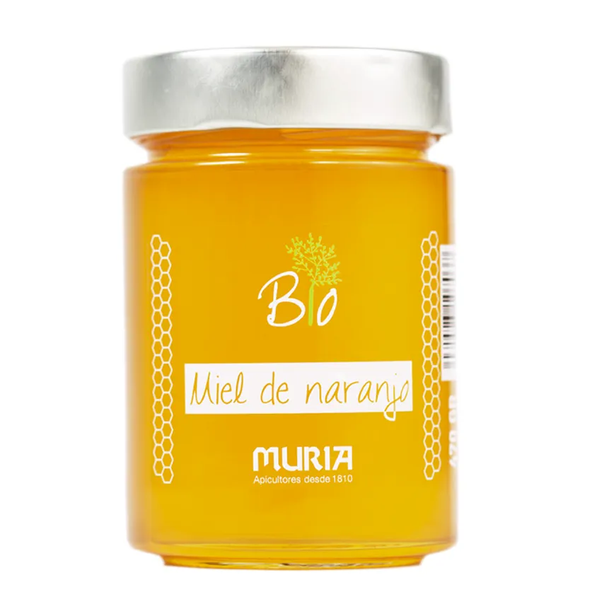Tarro de Miel Naranjo BIO 470 g, Muria