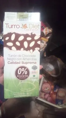 Turron Schokolade mit Mandeln 0 % zugesetzter Zucker 150 g, Turrodiet