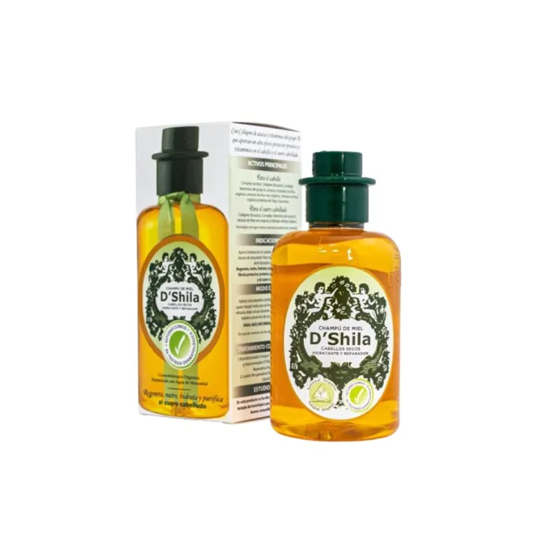 Champú miel hidratante reparador 300 ml, Shila