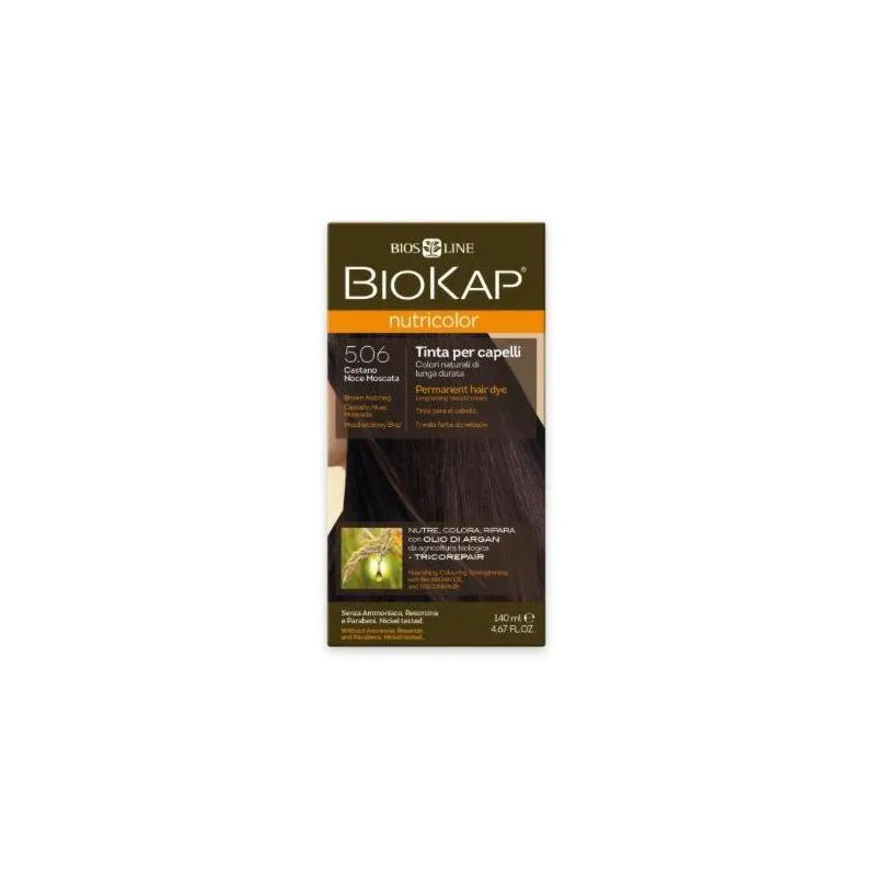 Nutricolor 5.06 nootmuskaatbruin 140 ml, Biokap