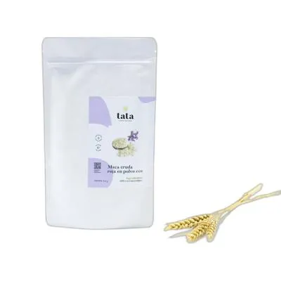Maca roja cruda en polvo BIO 200 g, Tata Alimentos
