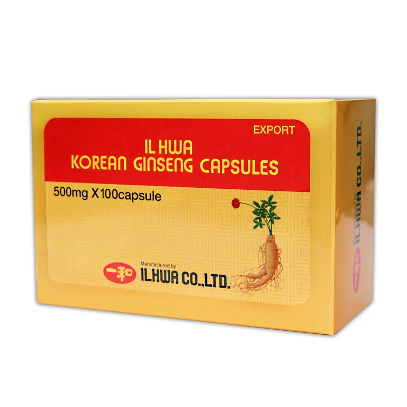 Ginseng 500 mg blister 100 cápsulas, Tongil