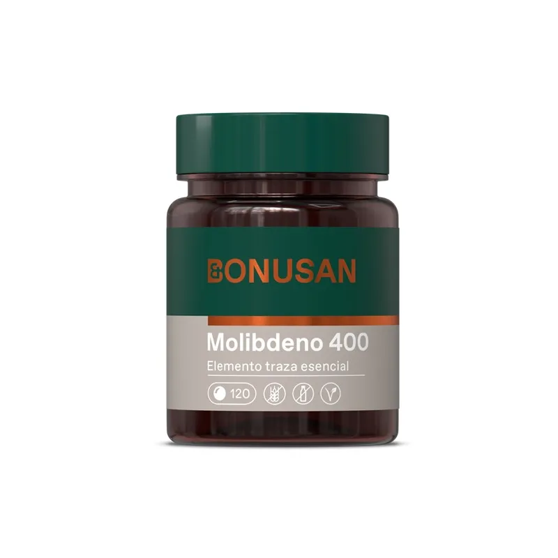 Molibdeno 400 mg 120 comprimidos, Bonusan