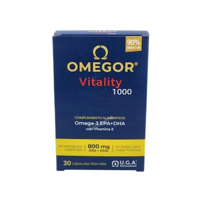 Omegor vitality 1000 30 perlas, Uga Nutraceuticals