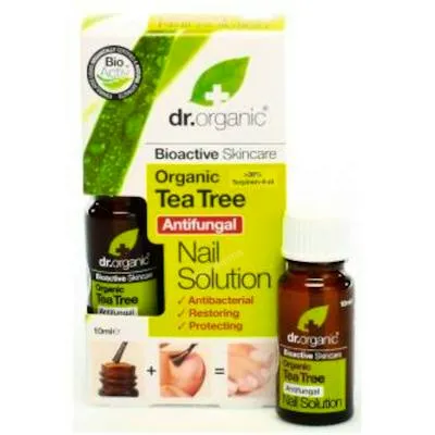 Solución para uñas árbol del té orgánico 10 ml, Dr. Organic