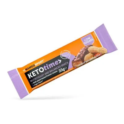 Barre cétogène cacahuète caramel 35 g, Named Sport