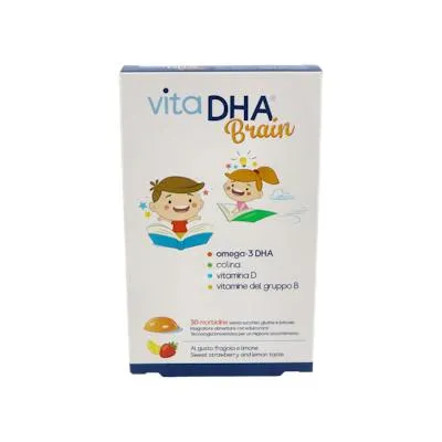 Vitadha brain fresa-limón 30 comprimidos masticables, Uga Nutraceuticals