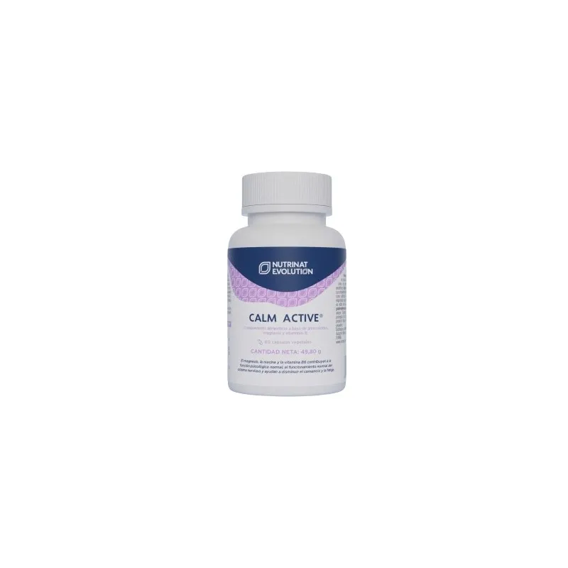Calm active 60 cápsulas vegetales, Nutrinat Evolution