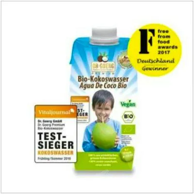 Agua de coco BIO 330 ml, Dr. Goerg