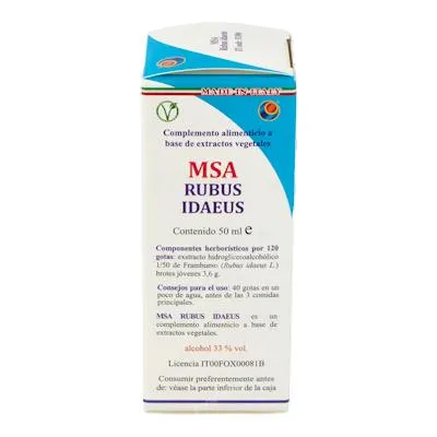 Msa rubus idaeus brotes jovenes 50 ml, Herboplanet