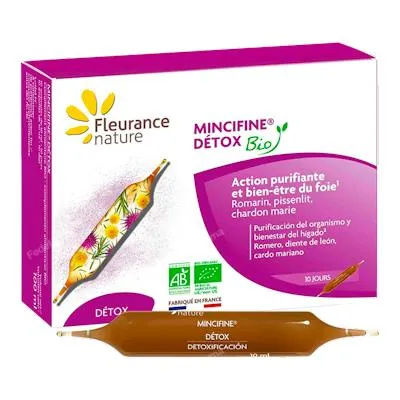 Mincifine® detox / 10 dias 10 ampollas, Fleurance Nature