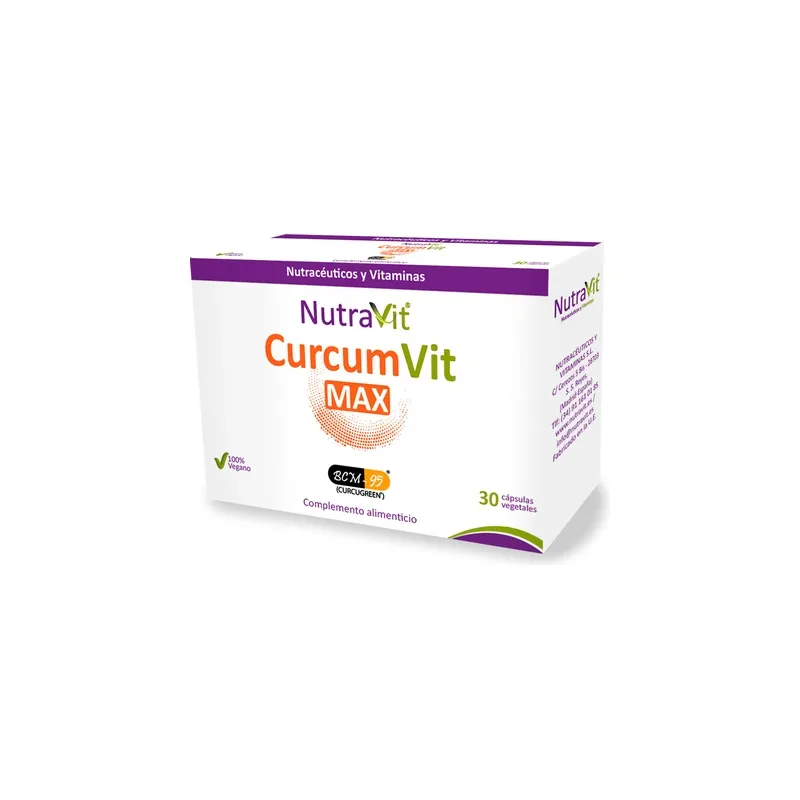 Curcumvit max 30 cápsulas, Nutravit