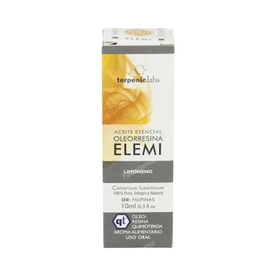 Aceite esencial de elemi alimentario 10 ml, Terpenic