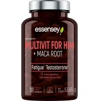 Multivit for him + maca root 90 cápsulas, Essensey