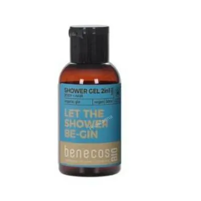 Gel de baño 2en 1 ginebra mini viaje BIO 50 ml, Benecos