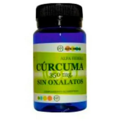 Cúrcuma 350 sin oxalatos 30 cápsulas, Alfa Herbal
