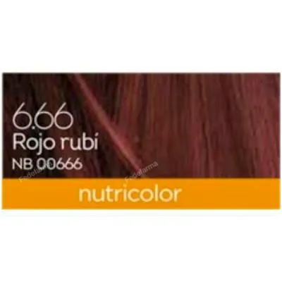 Haarverf red ruby dye robijnrood ·6.66 140 ml, Biokap