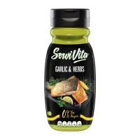 Salsa zero ajo y hierbas 320 ml, Servivita