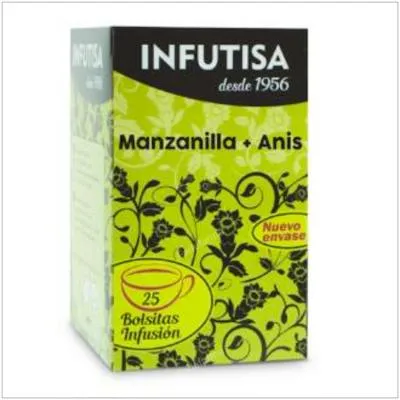 Manzanilla-anís infusión 25 bolsitas, Infutisa
