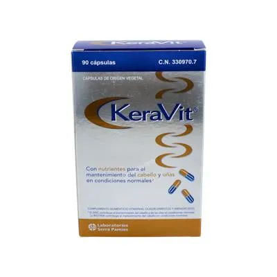 Cabello y uñas 90 cápsulas, Keravit