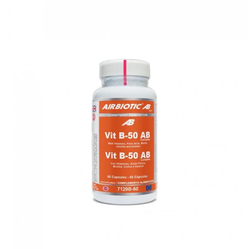 Vitamin B-50 complex 60 capsules, Airbiotic