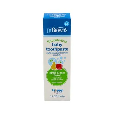 Pasta dental infantil pera/manzana 0-3 años 40 g, Dr. Brown´s