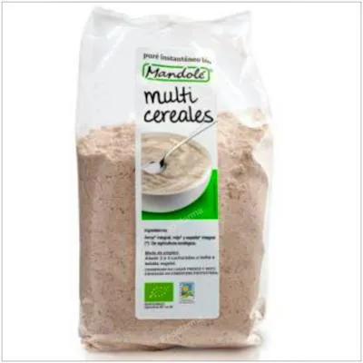 Puré multicereal instantaneo polvo BIO 200 g, Mandole