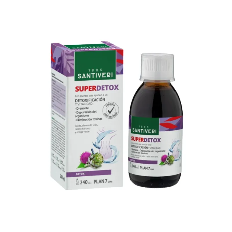 Superdetox jarabe 240 ml, Santiveri