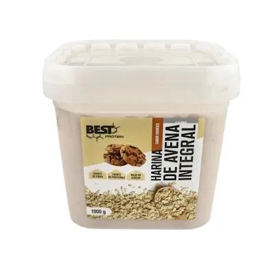 Harina de avena integral cookies 1900 g, Best Protein