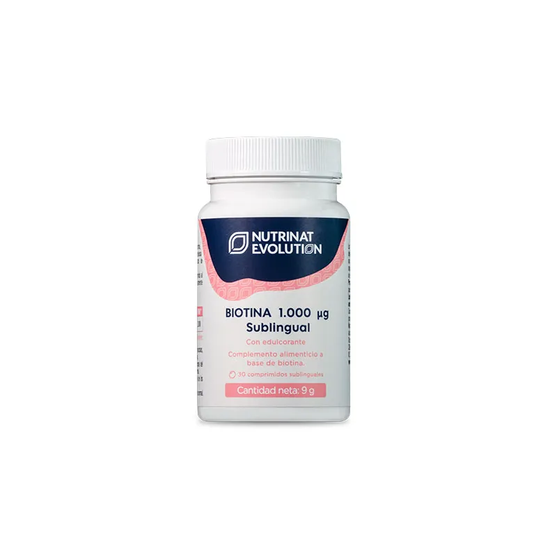 Biotina 1000ug sublingual evolutio 30 comprimidos, Nutrinat