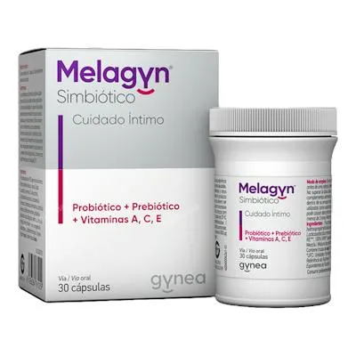 Melagyn simbiótico 30 cápsulas, Gynea Melagyn