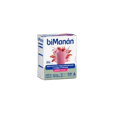 Beslim batido fresa 6 sobres, Bimanan