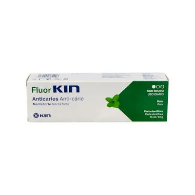 Fluor pasta anticaries menta forte 75 ml, Kin