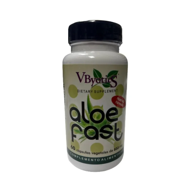Aloe fast lax 60 cápsulas, Vbyotics