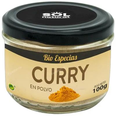 Curry en polvo BIO 100 g, Solnatural