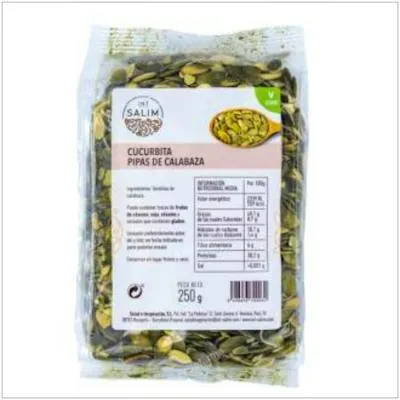 Cucurbita pipas de calabaza 250 g, Int Salim