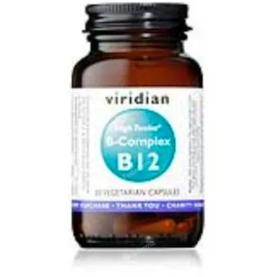 High twelve vit B12 con B complex 90 cápsulas vegetales, Viridian