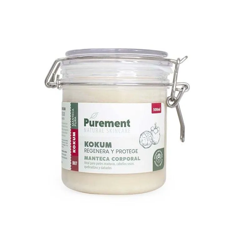 Manteca Corporal Natural de Kokum 500 ml, Purement