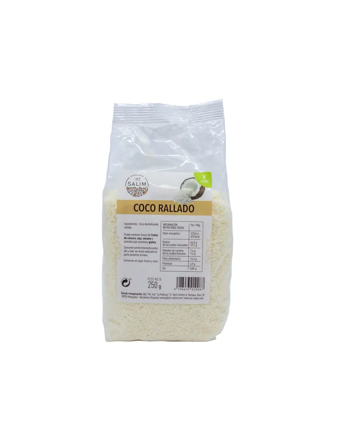 Coco Rallado 250 g, Intsalim