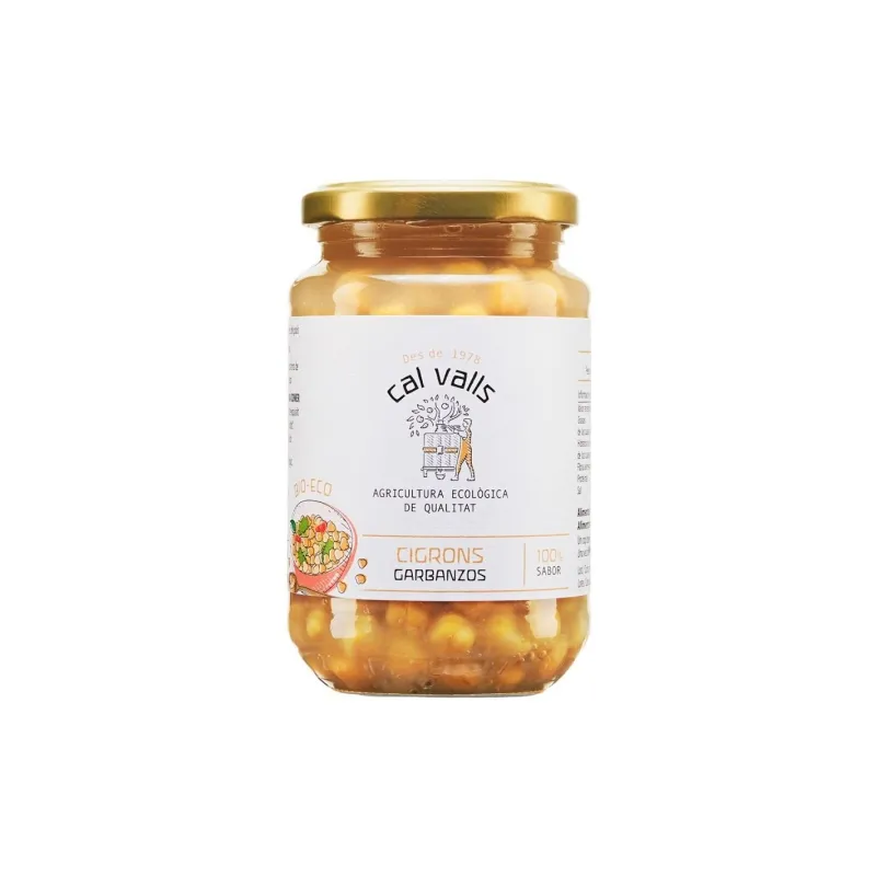 Garbanzos cocido BIO 350 g, Cal Valls
