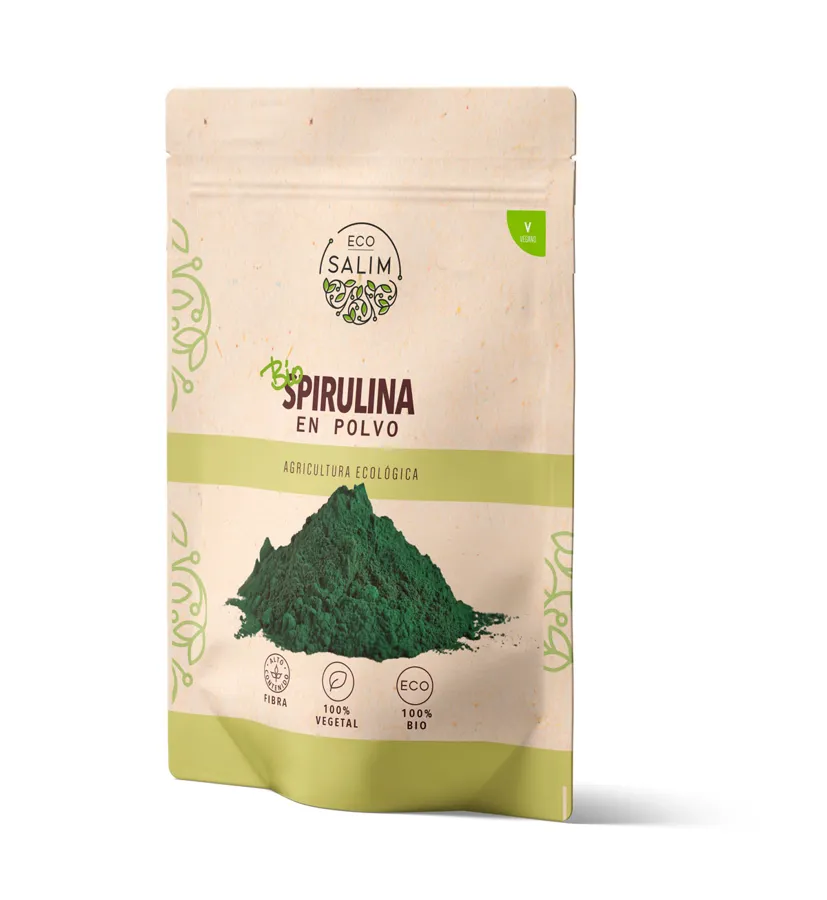 Spirulina polvo BIO 200 g, Ecosalim