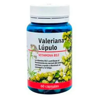 Valerian + hops + B12 60 capsules, Espadiet