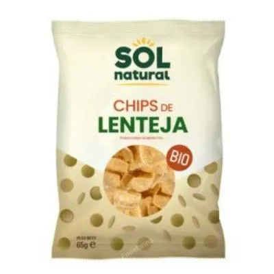 Chips de lenteja BIO 65 g, Solnatural